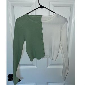 Shein button up sweater